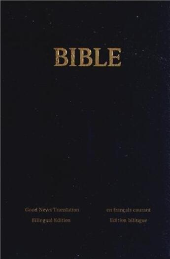 Couverture du livre « Bible bilingue français/anglais » de Biblio aux éditions Bibli'o