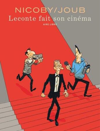 Couverture du livre « Leconte fait son cinéma » de Joub et Nicoby aux éditions Dupuis