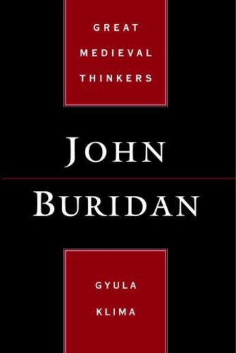 Couverture du livre « John Buridan » de Klima Gyula aux éditions Oxford University Press Usa