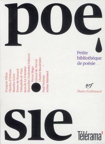 Couverture du livre « Petite bibliothèque de poésie » de  aux éditions Gallimard