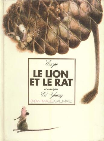 Couverture du livre « Le lion et le rat » de Esope aux éditions Gallimard-jeunesse