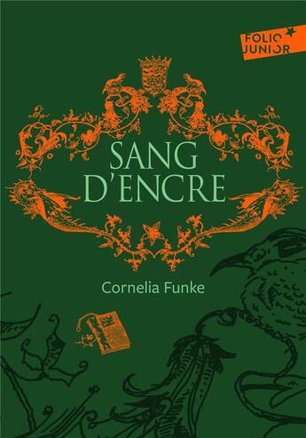 Couverture du livre « Sang d'encre » de Cornelia Funke aux éditions Gallimard-jeunesse