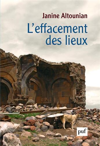 Couverture du livre « L'effacement des lieux » de Janine Altounian aux éditions Puf