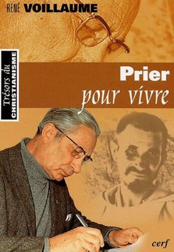 Couverture du livre « Prier pour vivre » de Voillaume R aux éditions Cerf