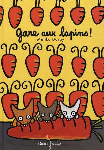 Couverture du livre « Gare aux lapins » de Doray-M aux éditions Didier Jeunesse