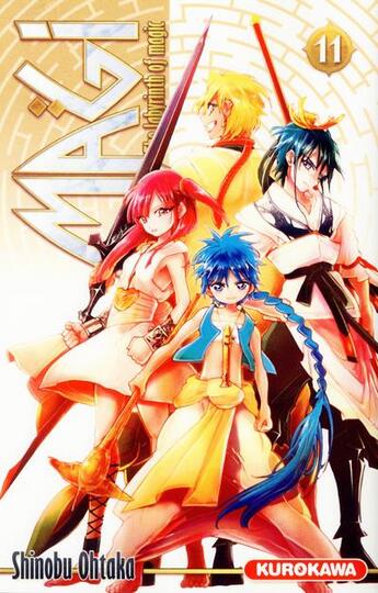 Couverture du livre « Magi, the labyrinth of magic Tome 11 » de Shinobu Ohtaka aux éditions Kurokawa