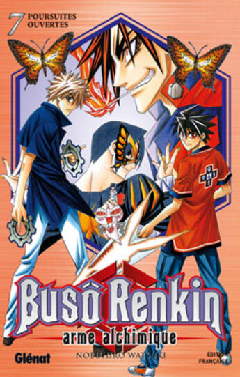 Couverture du livre « Buso renkin Tome 7 ; poursuites ouvertes » de Watsuki aux éditions Glenat