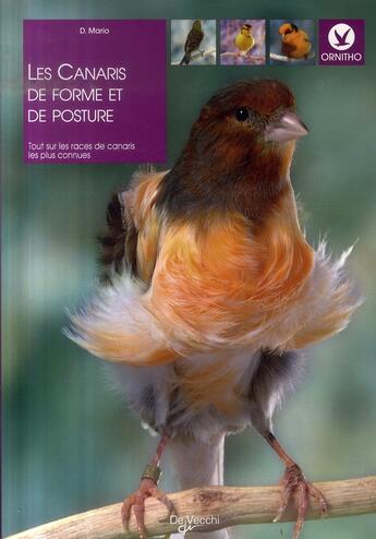 Couverture du livre « Les canaris de forme et de posture » de Mario aux éditions De Vecchi