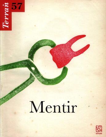 Couverture du livre « TERRAIN N.57 ; mentir » de Terrain aux éditions Terrain