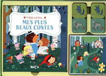 Couverture du livre « Il était une fois... : mes plus beaux contes » de Ailie Busby aux éditions Le Ballon