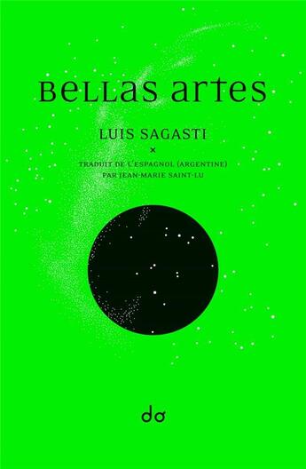 Couverture du livre « Bellas artes » de Luis Sagasti aux éditions Editions Do