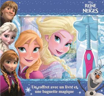 Couverture du livre « La Reine des Neiges : la baguette magique d'Elsa » de Disney aux éditions Pi Kids