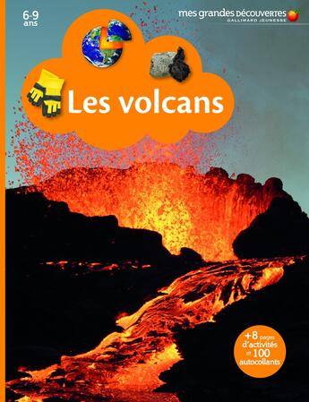 Couverture du livre « Les volcans » de  aux éditions Gallimard-jeunesse