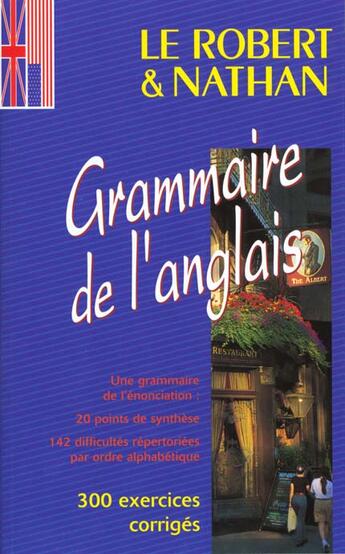 Couverture du livre « Rob & nath grammaire anglaise » de Faivre/Garner/Ratie aux éditions Nathan