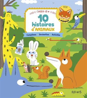 Couverture du livre « 10 histoires d'animaux » de  aux éditions Fleurus