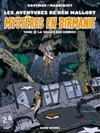 Couverture du livre « Mystères en Birmanie Tome 2 ; la vallée des ombres » de Frédéric Marniquet et Gauthier aux éditions Glenat