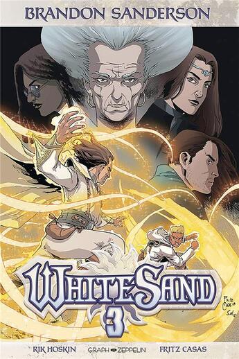 Couverture du livre « White sand Tome 3 » de Brandon Sanderson et Rik Hoskin et Julius M. Gopez et Fritz Casas aux éditions Graph Zeppelin