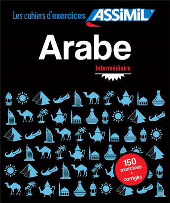 Couverture du livre « Cahier exercices arabe inter. » de Daniel Krasa aux éditions Assimil