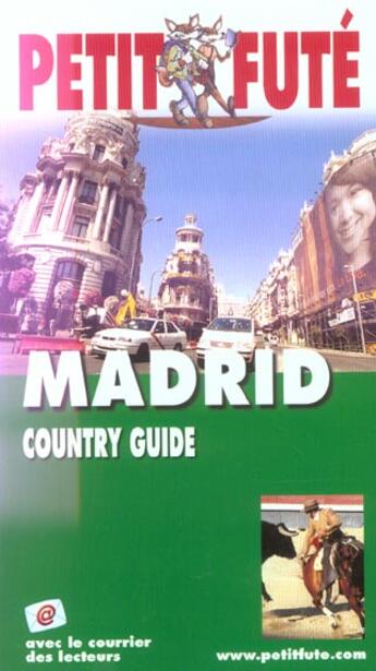 Couverture du livre « Madrid 2003, le petit fute (édition 2003) » de Collectif Petit Fute aux éditions Le Petit Fute