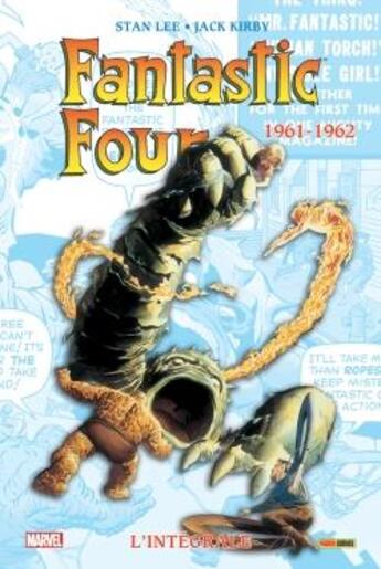 Couverture du livre « Fantastic Four : Intégrale vol.1 : 1961/1962 » de Stan Lee et Jack Kirby aux éditions Panini