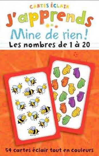 Couverture du livre « J'apprends mine de rien ; les nombres de 1 à 20 » de Danielle Lalande aux éditions Boomerang Jeunesse