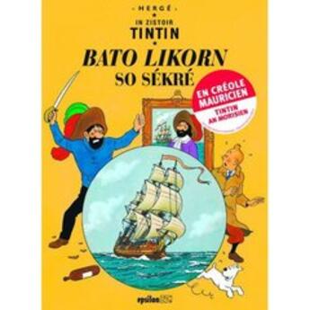 Couverture du livre « Bato likorn so sekre » de Herge aux éditions Epsilon Bd