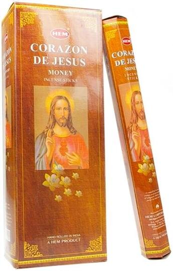 Couverture du livre « Encens corazon de Jesus ; 20 grs ; lot de 6 boîtes » de  aux éditions Dg-exodif