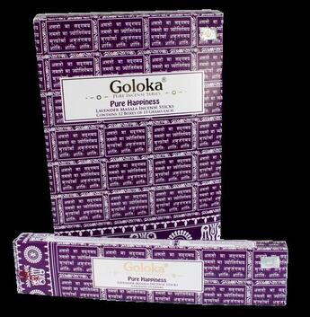 Couverture du livre « Encens goloka - 15 grs - pure happiness » de  aux éditions Dg-exodif