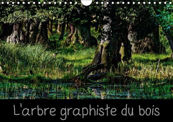 Couverture du livre « L arbre graphiste du bois calendrier mural 2018 din a4 horiz - l arbre est le graphiste de la » de Angot M aux éditions Calvendo