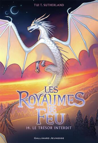 Couverture du livre « Les royaumes de feu Tome 14 : Le trésor interdit » de Tui T. Sutherland aux éditions Gallimard-jeunesse