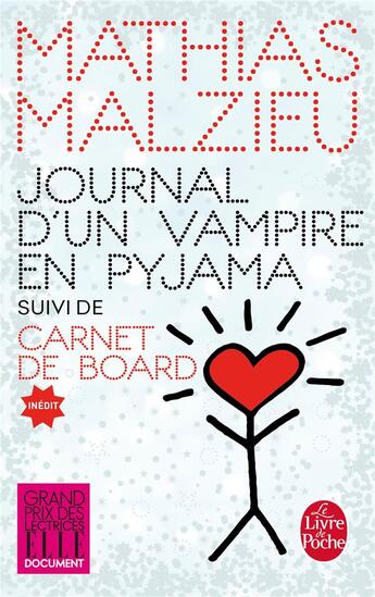 Couverture du livre « Journal d'un vampire en pyjama + carnet de board » de Mathias Malzieu aux éditions Le Livre De Poche