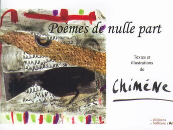 Couverture du livre « POÈMES DE NULLE PART » de Chimene aux éditions L'officine