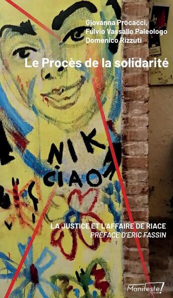 Couverture du livre « Le Procès de la solidarité » de Gjovanna Procacci et Fulvio Vassallo Paleologo et Domenico Rizauti aux éditions Le Merle Moqueur Editions