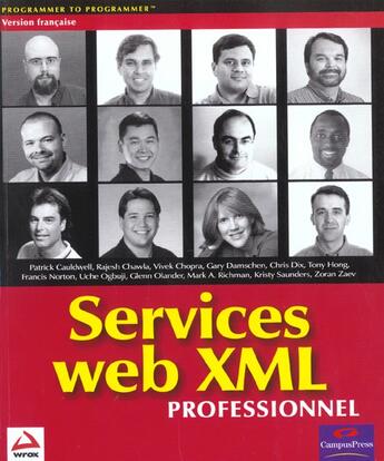 Couverture du livre « Wrox Service Web Xml Professionnels » de Bellinaso aux éditions Wrox Press