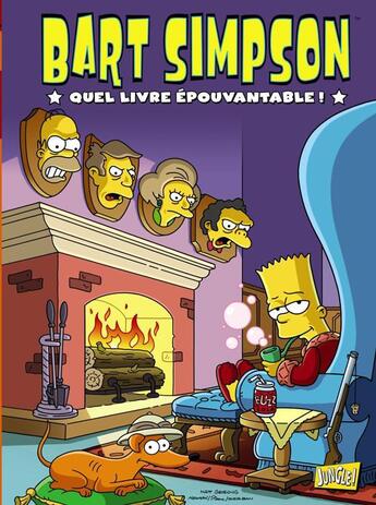 Couverture du livre « Bart Simpson Tome 4 : quel livre épouvantable ! » de Matt Groening et Collectif aux éditions Jungle