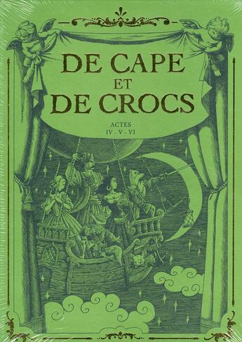 Couverture du livre « De cape et de crocs : coffret vol.2 : Tomes 4 à 6 » de Alain Ayroles et Jean-Luc Masbou aux éditions Delcourt