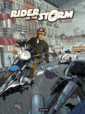 Couverture du livre « Rider on the storm Tome 1 : Bruxelles » de Gero et Baudouin Deville aux éditions Paquet