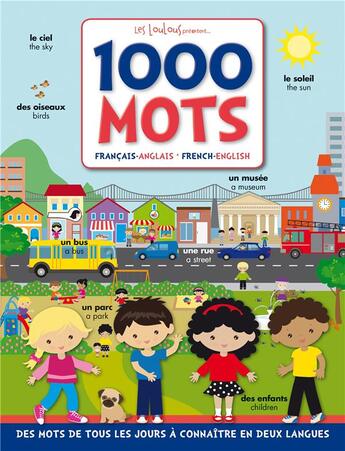 Couverture du livre « 1000 mots : francais-anglais, french-english : des mots de tous les jours a connaitre en deux langue » de Beaudry/Peskin aux éditions Livres Et Compagnie