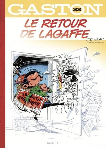 Couverture du livre « Gaston - tome 22 - le retour de lagaffe / edition augmentee (augmentee / gf) » de  aux éditions Dupuis