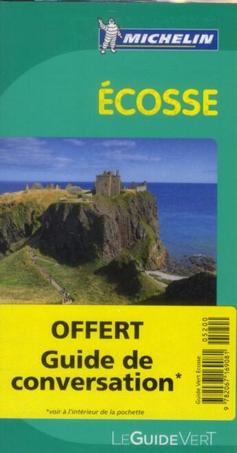 Couverture du livre « Le guide vert ; Ecosse (édition 2012) » de Collectif Michelin aux éditions Michelin