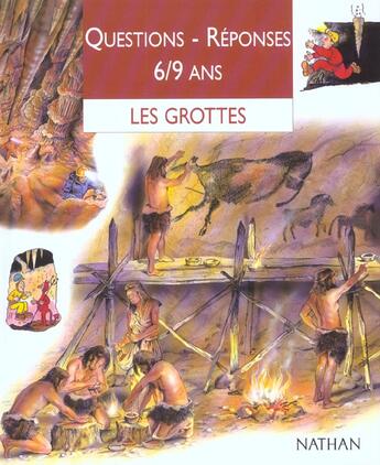 Couverture du livre « Les grottes » de Jackie Gaff aux éditions Nathan