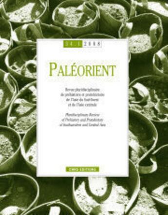 Couverture du livre « Paleorient 34.1 » de  aux éditions Cnrs