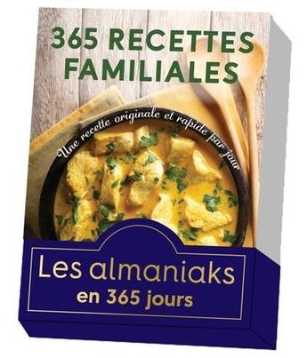 Couverture du livre « Almaniak 365 recettes familiales » de Virginie Fouquet aux éditions Editions 365