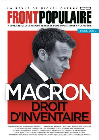 Couverture du livre « Mai 68, droit d'inventaire » de Michel Onfray aux éditions Editions Du Plenitre