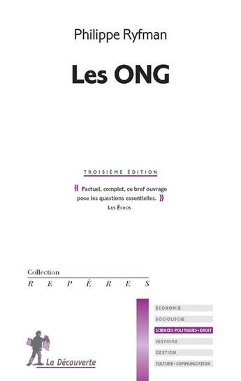 Couverture du livre « Les ONG » de Philippe Ryfman aux éditions La Decouverte