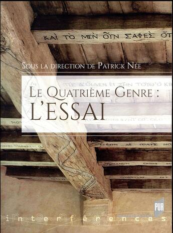 Couverture du livre « Le quatrième genre : l'essai » de Patrick Nee aux éditions Pu De Rennes