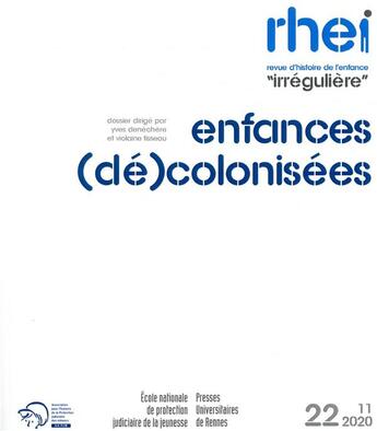 Couverture du livre « Enfances (de)colonisees » de Denechere/Tisseau aux éditions Pu De Rennes