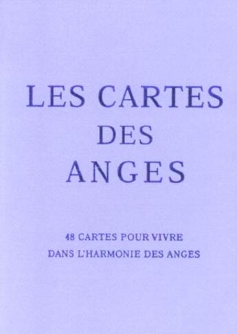 Couverture du livre « Les cartes des anges » de Titania Hardie aux éditions Contre-dires