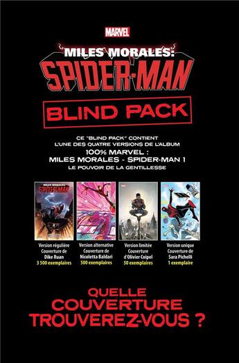 Couverture du livre « Miles Morales Tome 1 : Le pouvoir de la gentillesse » de Federico Vicentini et Cody Ziglar aux éditions Panini