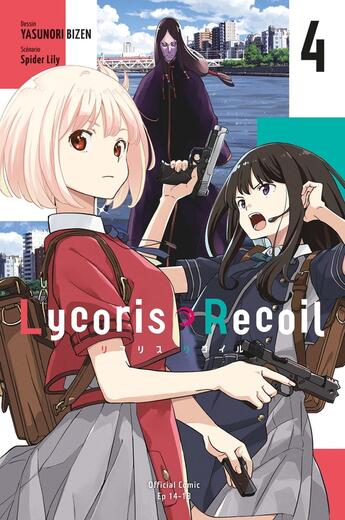 Couverture du livre « Lycoris Recoil T04 » de Bizen Yasunori aux éditions Panini